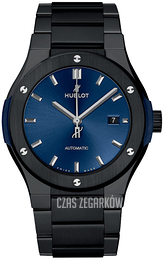 Hublot Classic Fusion Niebieski/Czeramiczna Ø42 mm 548.CM.7170.CM