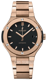Hublot Classic Fusion Czarny/18 karatowe różowe złoto Ø38 mm 568.OX.1180.OX
