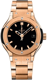 Hublot Classic Fusion Czarny/18 karatowe różowe złoto Ø33 mm 581.OX.1180.OX