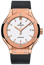 Hublot Classic Fusion Biały/Guma Ø33 mm 582.OX.2610.RX