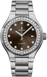 Hublot Classic Fusion Brązowy/Tytan Ø33 mm 585.NX.897M.NX.1204