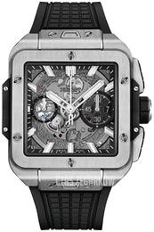 Hublot Big Bang 42mm Srebrny/Guma 821.NX.0170.RX