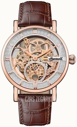 Ingersoll The Herald Srebrny/Skóra Ø40 mm I00401B