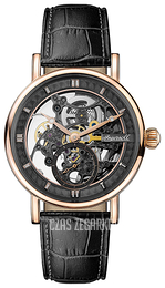 Ingersoll The Herald Czarny/Skóra Ø40 mm I00403