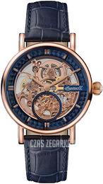 Ingersoll The Herald Niebieski/Skóra Ø40 mm I00407