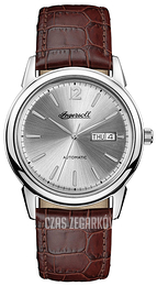 Ingersoll The New Haven Srebrny/Skóra Ø40 mm I00501