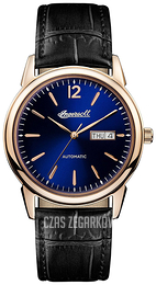 Ingersoll The New Haven Niebieski/Skóra Ø40 mm I00504