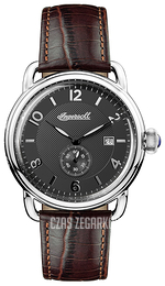 Ingersoll The New England Czarny/Skóra Ø44 mm I00801