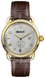 Ingersoll The New England Biały/Skóra Ø42 mm I00803