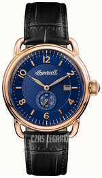 Ingersoll The New England Niebieski/Skóra Ø44 mm I00804