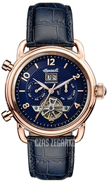 Ingersoll The New England Niebieski/Skóra Ø44 mm I00902