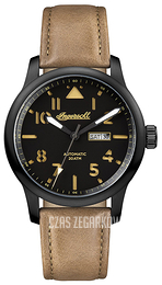 Ingersoll The Hatton Czarny/Skóra Ø46 mm I01302