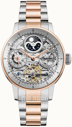 Ingersoll The Jazz Srebrny/Stal w kolorze różowego złota Ø42 mm I07706
