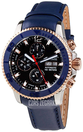 Ingersoll Bison Czarny/Skóra Ø45 mm IN1105BL