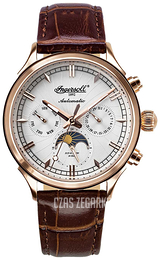 Ingersoll Biały/Skóra Ø36 mm IN1317RWH