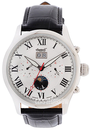 Ingersoll Srebrny/Skóra Ø46 mm IN1411SL