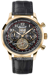 Ingersoll Czarny/Skóra Ø44 mm IN2002GBK