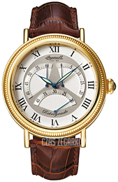 Ingersoll Srebrny/Skóra Ø45 mm IN2601GWH