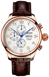 Ingersoll Srebrny/Skóra Ø47 mm IN3900RG