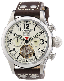 Ingersoll Bison Beżowy/Skóra Ø47 mm IN4506CH