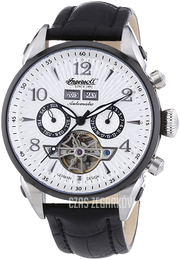 Ingersoll Biały/Skóra Ø42 mm IN4512WHBK