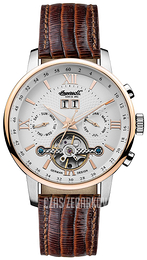 Ingersoll Srebrny/Skóra Ø42 mm IN6900RWH