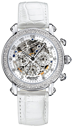 Ingersoll Biały/Skóra Ø40 mm IN7202WH