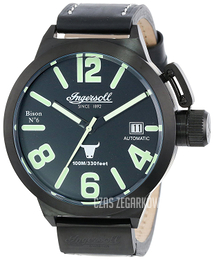 Ingersoll Bison Czarny/Skóra Ø52 mm IN8900BBK