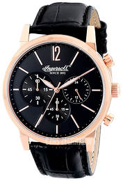 Ingersoll Czarny/Skóra Ø42 mm INQ016BKRS