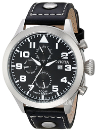 Invicta II Czarny/Skóra Ø45 mm 0350