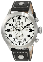 Invicta I-Force Biały/Skóra Ø45 mm 0351