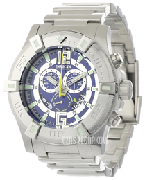 Invicta II Niebieski/Stal Ø53 mm 0357