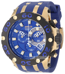 Invicta Subaqua Niebieski/Stal w odcieniu złota Ø51 mm 0914