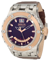 Invicta Subaqua Reserve Brązowy/Skóra Ø52 mm 10090