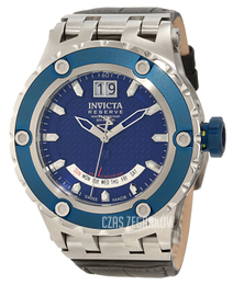 Invicta Subaqua Reserve Niebieski/Skóra Ø52 mm 10092