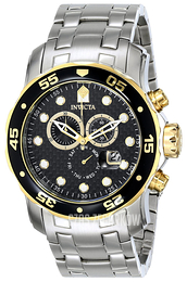 Invicta Pro Diver Czarny/Stal Ø48 mm 10380