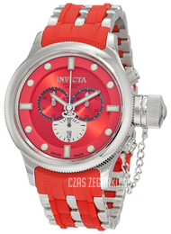 Invicta Russian Diver Czerwony/Stal Ø52 mm 10550
