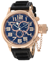 Invicta Russian Diver Czarny/Skóra Ø52 mm 10555