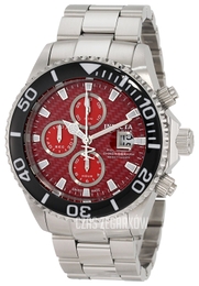 Invicta Reserve Czerwony/Stal Ø49 mm 1070