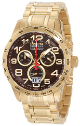 Invicta Reserve Brązowy/Stal w odcieniu złota Ø48 mm 10742