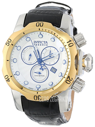 Invicta Venom Srebrny/Skóra Ø46 mm 10820