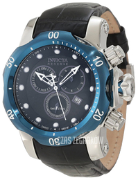 Invicta Venom Czarny/Skóra Ø46 mm 10822