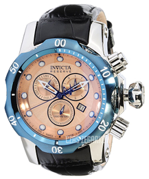 Invicta Venom Różowe złoto/Skóra Ø46 mm 10824
