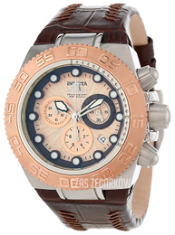 Invicta Subaqua Różowe złoto/Skóra Ø50 mm 10851