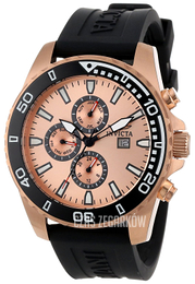 Invicta Specialty Różowe złoto/Guma Ø45 mm 10924