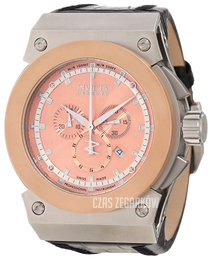 Invicta Akula Różowe złoto/Skóra Ø52 mm 10949