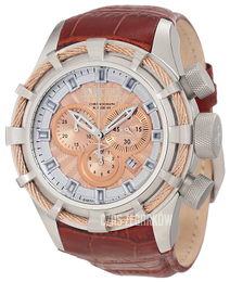 Invicta Bolt Różowe złoto/Skóra Ø51 mm 11042