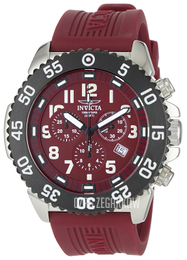 Invicta Pro Diver Czerwony/Guma Ø48 mm 1105