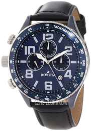Invicta Ceramic Niebieski/Skóra Ø45 mm 11250