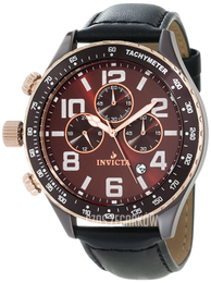 Invicta Ceramic Brązowy/Skóra Ø45 mm 11251